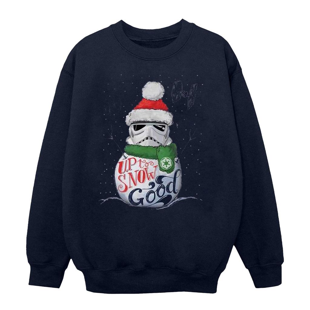 STAR WARS Womens/Ladies Stormtrooper Up To Snow Good Sweatshirt