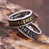 Nordic Viking Rune Rings For Men Women 316L Stainless Steel Punk Vintage Simple Ring  Couple Jewelry Gifts Dropshipping