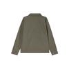 Jordan Tatum Chicago Solid Color Polo Comfortable Long Sleeve Jacket Men Jacket Olive-Green HM3881-222