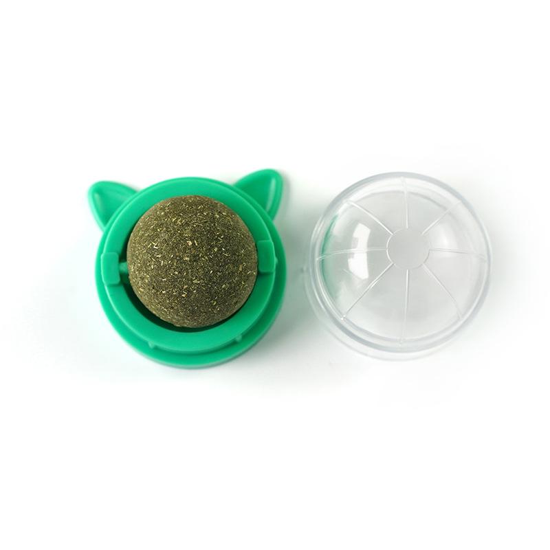 Cats Catnip Cat Toy Natural Ball Removal Cat Grass Treats To Improve Digestion Wall Sticker Scratch Itchy Treat Healthy Supplie