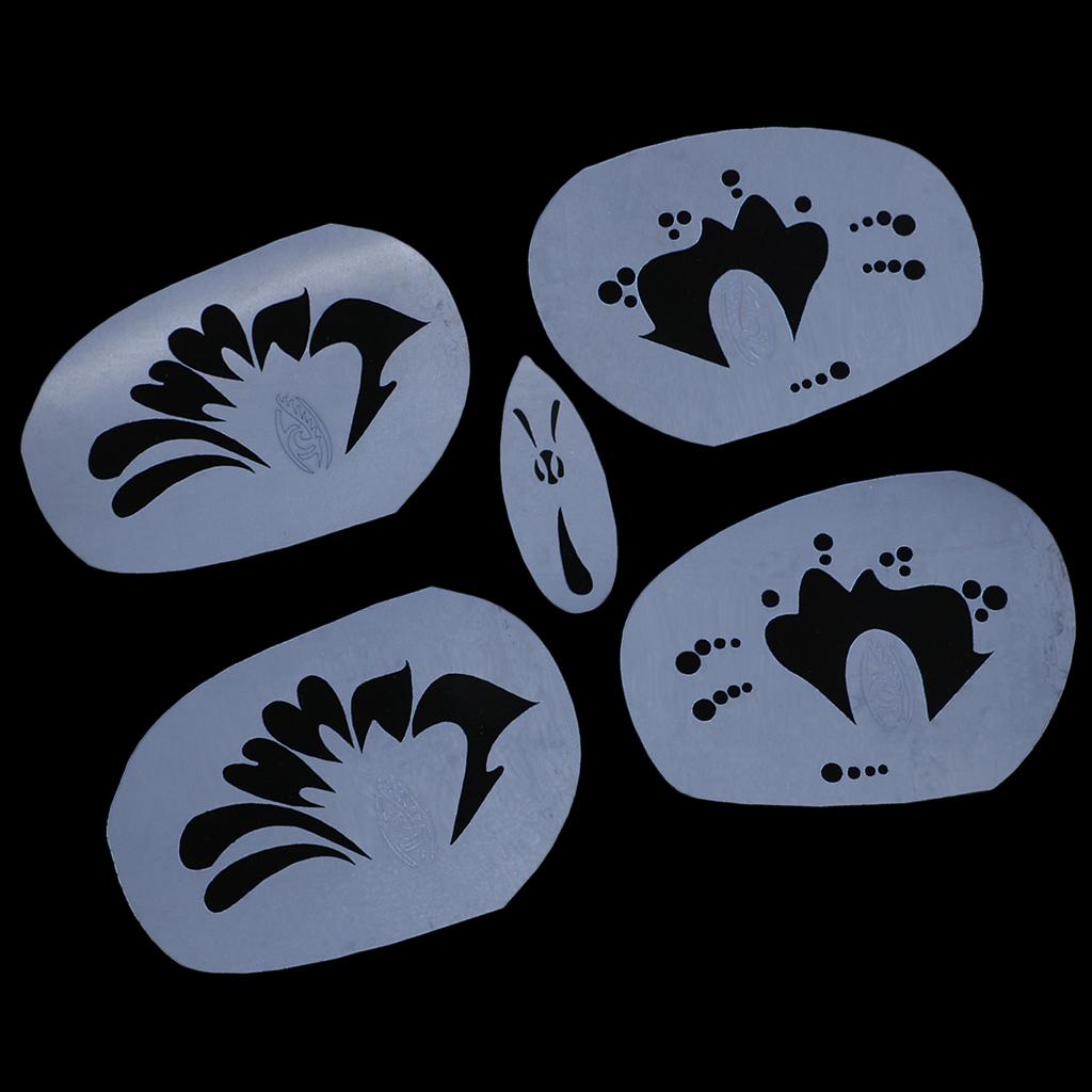 Paint Template For Halloween Festival Makeup