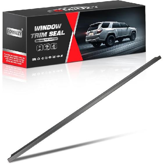 Rear Tailgate Liftgate Trunk Hatch Car Outer Door Window Moulding Sweep Felt Trim Seal Weatherstrip Compatible With Toyota 4Runner 2003-2009 Replace