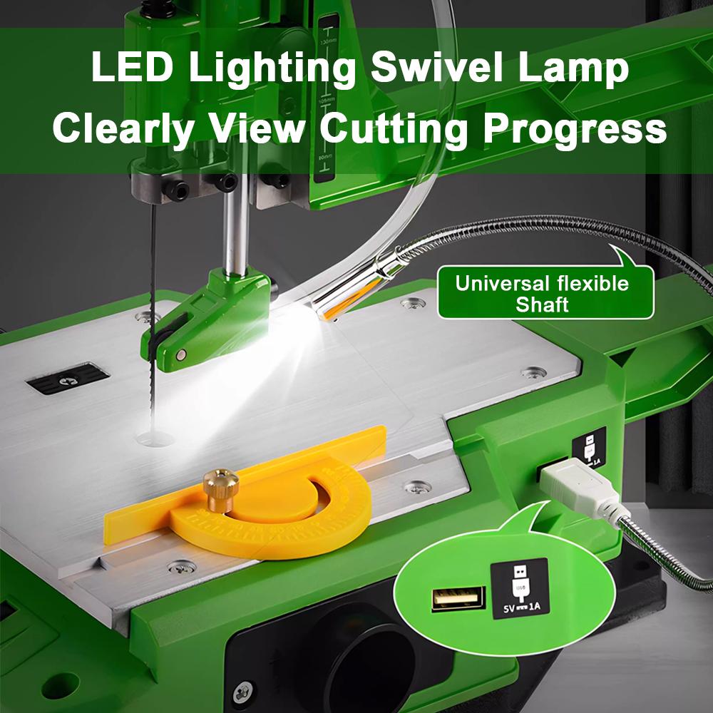 Electric Desktop Curve Saw Multifunctional Dust-free Jig Saw Household Woodworking Wire Saw Machine Cordless Saw Cutting Machine