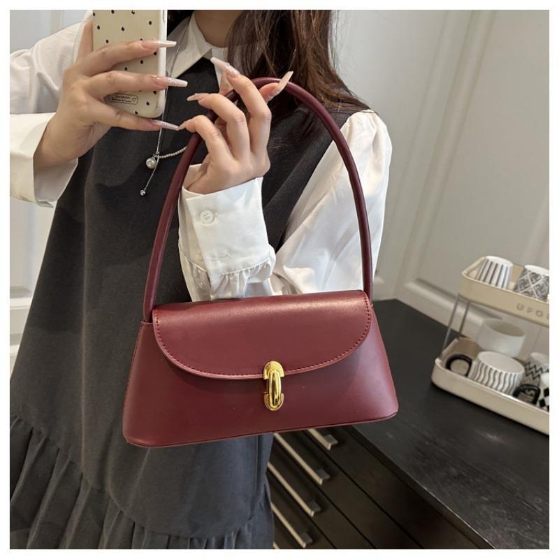 Vintage Minimalist Baguette Versatile Underarm Single Shoulder Fashion Daily Bag