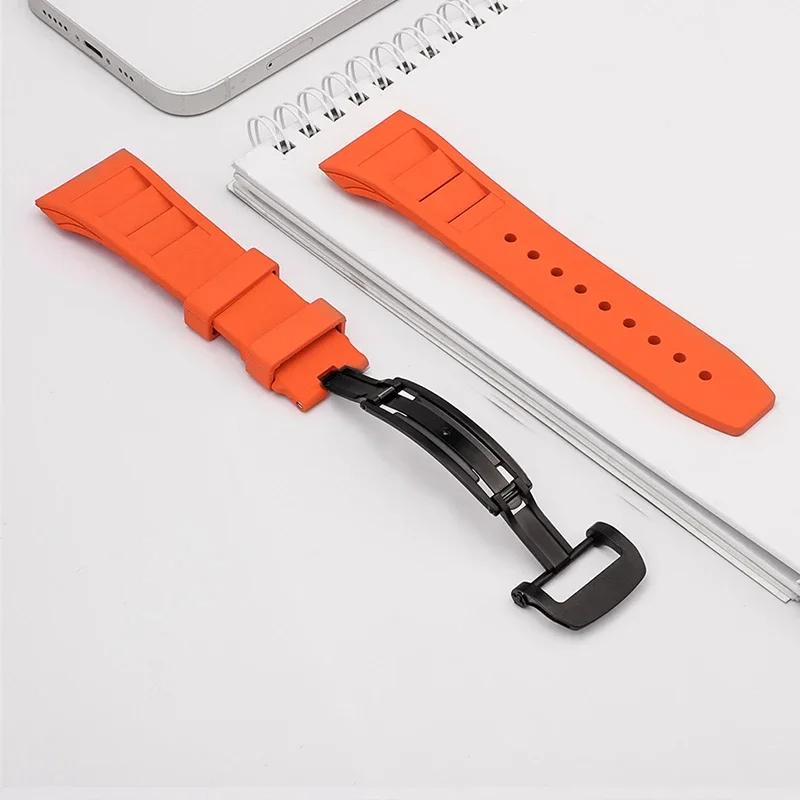 Stainless Steel Modification Kit For Apple Watch 8 Ultra 49mm 7 6 5 4 SE 44MM 45MM Case Sport ONLY Band iWatch Rubber Refit Mod