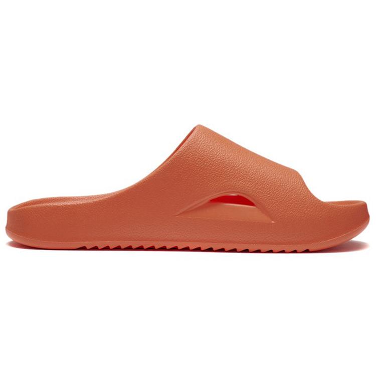 New LiNing Rubber Sole EVA Quiet Slide Slippers Men's Orange AGAS029-2