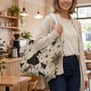 Halloween Witch Print Tote Bag