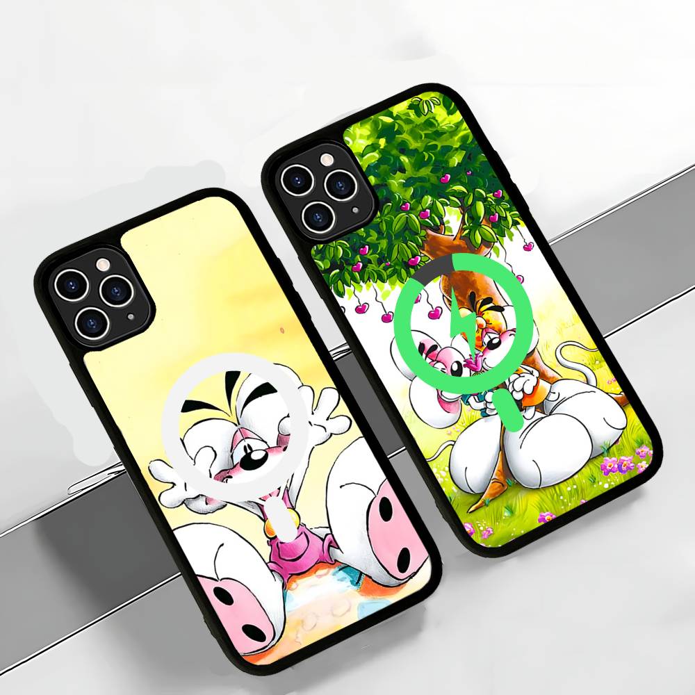 Cartoon D-Diddl Phone Case For IPhone 16 15 14 13 12 11 17 Pro Max Plus Magnetic Wireless Cover