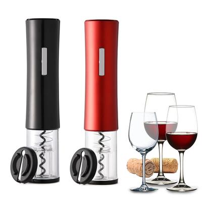 Wine Electric Bottle Opener Automatic Corkscrew Remover Battery Powered Motorized Wine Puller with Lockable Foil Cutter Opener