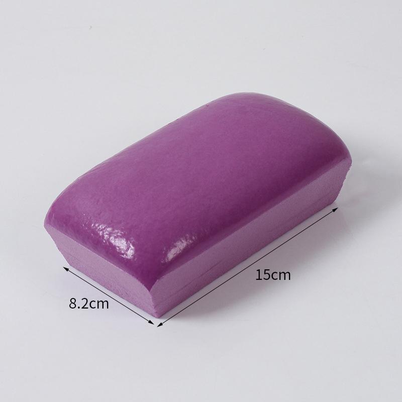 1 Pezzo Pane al Formaggio Squishy Giocattolo Antistress Rimbalzo Lento Spremere Giocattolo Fidget per Ansia ADHD Sollievo Uso Ufficio Casa