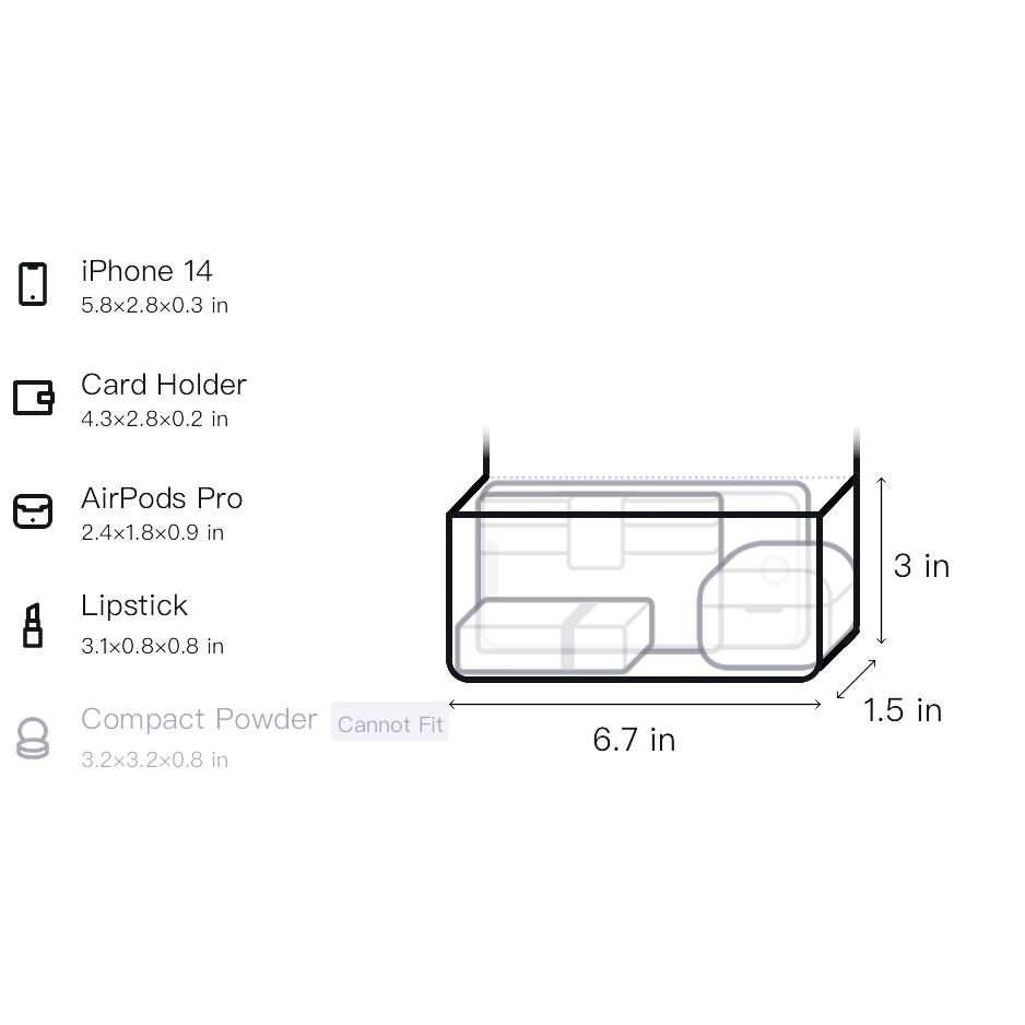 New COACH Sunglass Case Eyeglass Pouches Dark Brown 73639-IMAA8