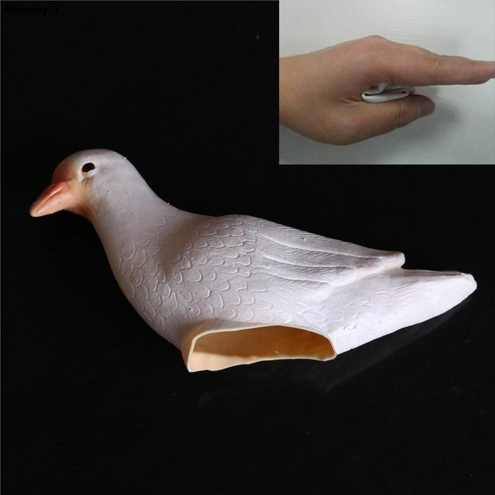 Fake Rubber Dove Latex Dove Magic Tricks Mentalism  Super Latex Dove   Stage Accessory