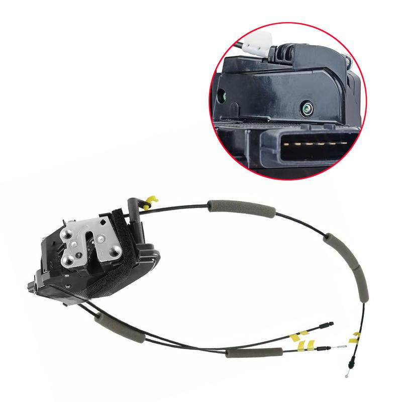 Door Lock Latch Actuator & Cable for Nissan Sentra Sedan L4 1.6L 1.8L 2013 2014 2015 2016 2017- Without Smart Key