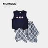 MOMOCO Girls' Summer Casual Performance Two-Piece Set
