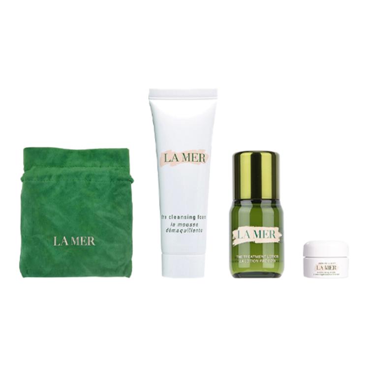 HAILANZHIMI Facial Cream Essence Cleanser Travel Kit Tightening Hydrating Repairing Hydrating 3.5ml+15ml+30ml Gentle