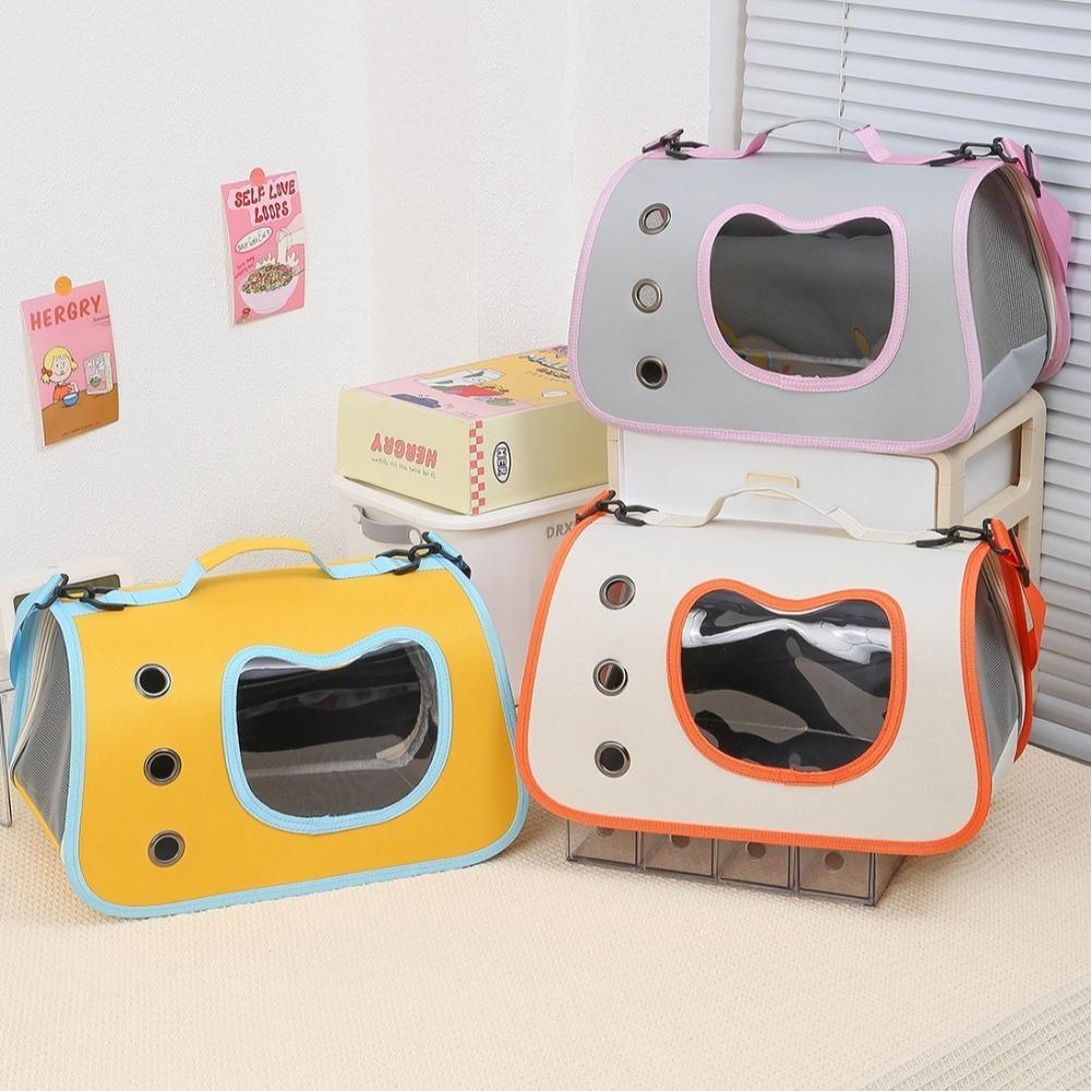 

Foldable Portable Cat Bags Breathable Cats Handbag Pet Supplies Pet Transport Bag Travel жовтий