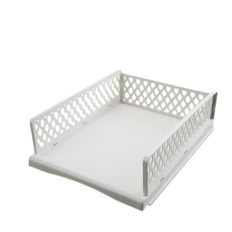 Plastic Wardrobe Organizer Drawer Storage Box Closet Shelf Divider for Clothes Dormitory