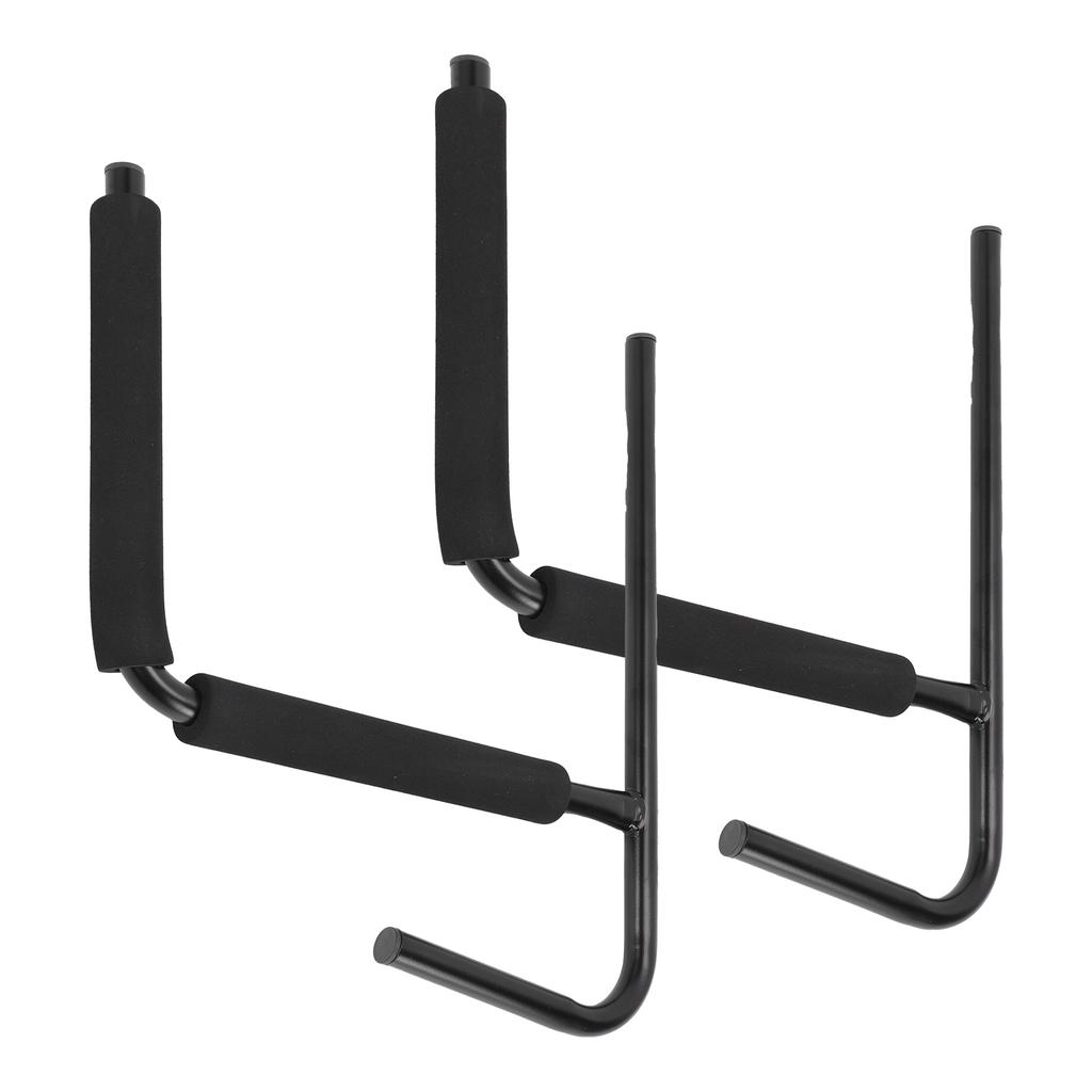 2pcs Kayak Storage Rack Wall Mount Kayak Hooks for Garage Utility Storage Hangers for Canoe Surfboard Ladders