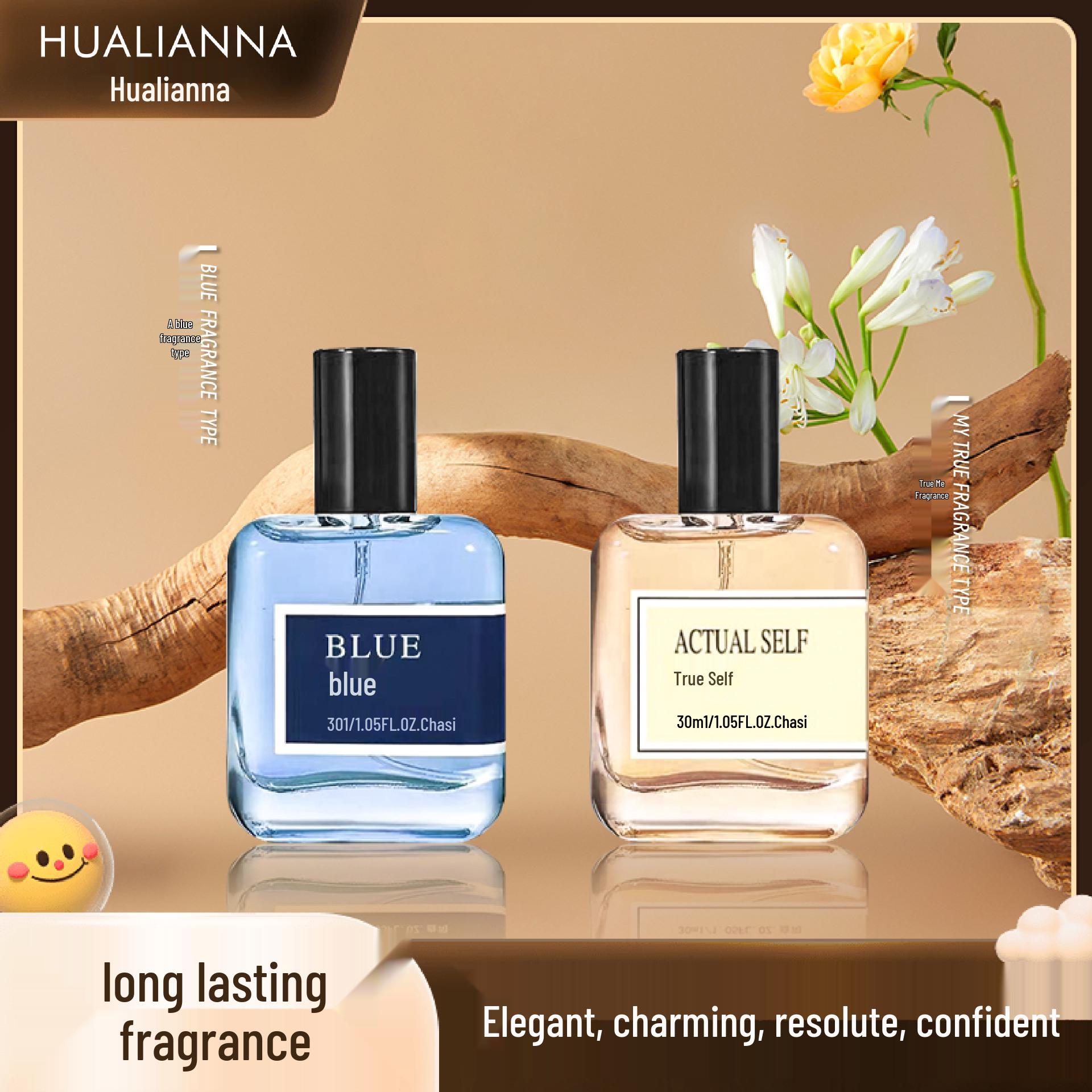 HUAKIANNA Hualianna Унисекс Парфюм - Натуральный Стойкий Свежий Легкий Аромат True Self Perfume 30ml