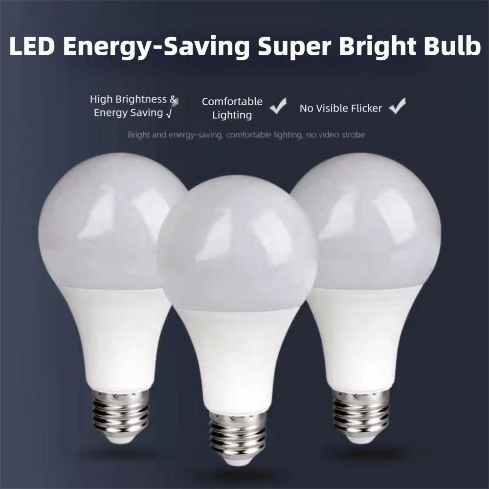 Weißes Licht LED-Glühbirne E27 Energiesparlampe Ultrahelle Lichtlampen Haushalt