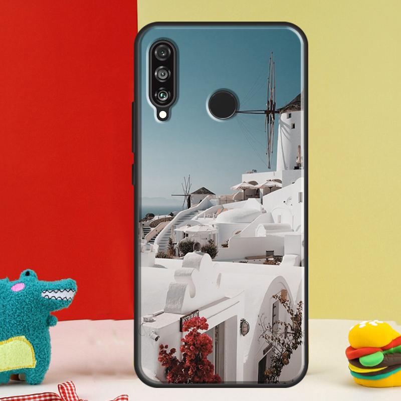 

Ия Санторини Греция Для Huawei Nova 9 10 SE 12i 12s 11i 5T Y91 Y90 Y60 Y70 Y72 Y61 P60 Pro P20 P30 P40 Lite Чехол Huawei Nova 3i