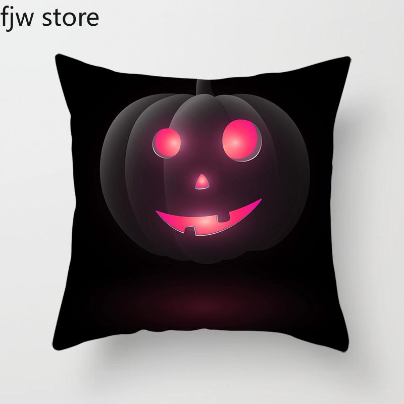 Halloween Decoration Pillowcase Pumpkin Ghost Face Party Holiday Gift Sofa Cushion Cover Bedroom Home