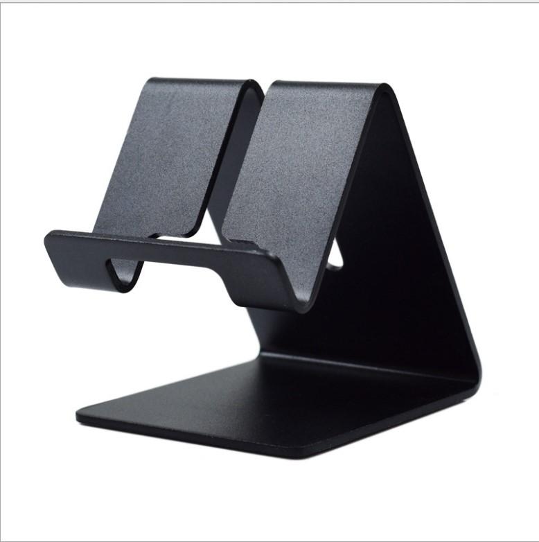 Collapsible Mobile Phone Holder Portable Aluminium Alloy Mobile Phone Holders Aluminium Alloy чёрный