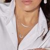 APM Monaco necklace [Romantic Confession] Moon inlaid crystal diamond shines in fashionable adjustable gift box for friends 925 silver AC7252OX