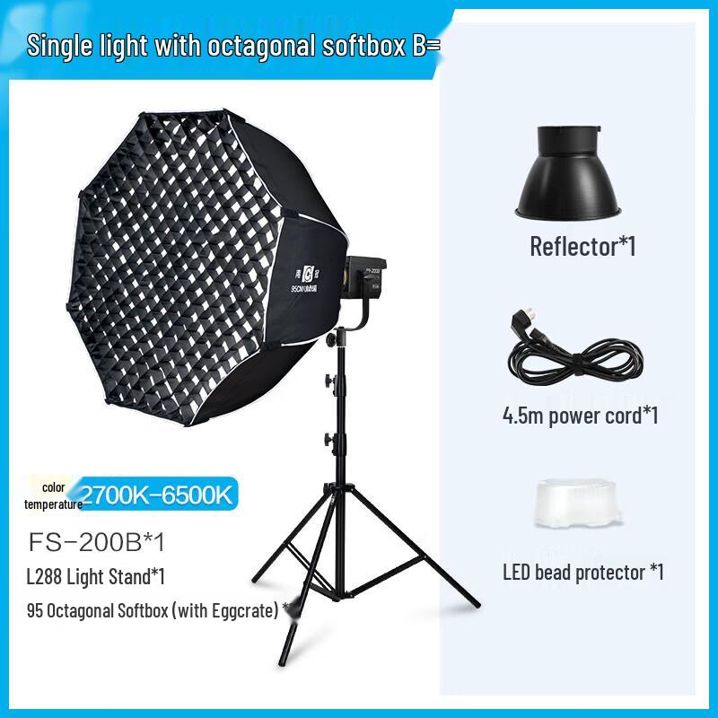 NANLITE FS-200B LED Constant Light for Studio Photography
