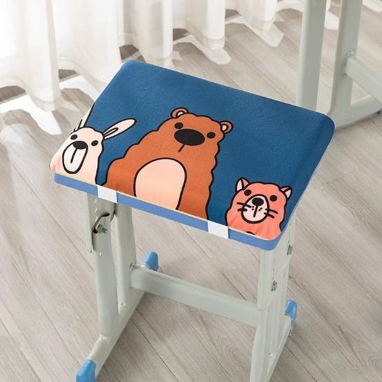 Student & Dorm Seat Cushion - Comfortable, Dual-Use Square Stool Cushion for All Seasons
