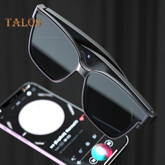 Bluetooth-compatible Smart Sunglasses with Open Ear Audio Voice Control Hands-Free Rechargeable UV-proof Music Glasses Eyewear