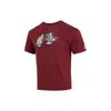 Lightweight Running T Shirts Men's Burgundy Crew Neck Moderate 629400-55