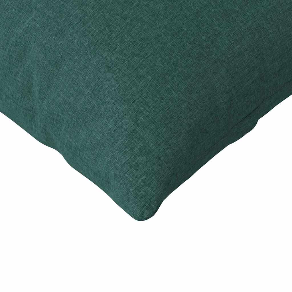 Sofa Cushions 2 Pcs Dark Green 120 X 40 Cm Fabric