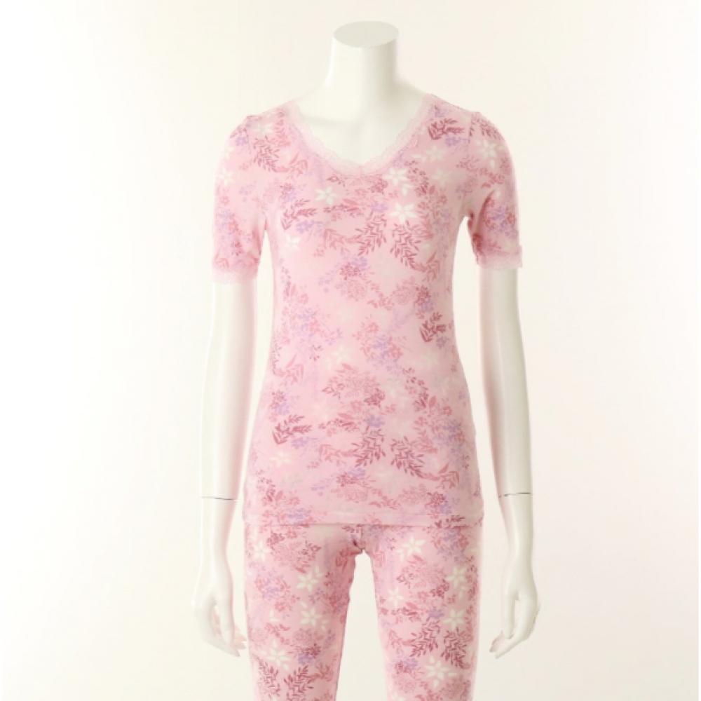 Wacoal Women S Short Sleeve Running Floral Pattern Burnout Print  Wlg2550a skins/85(55)