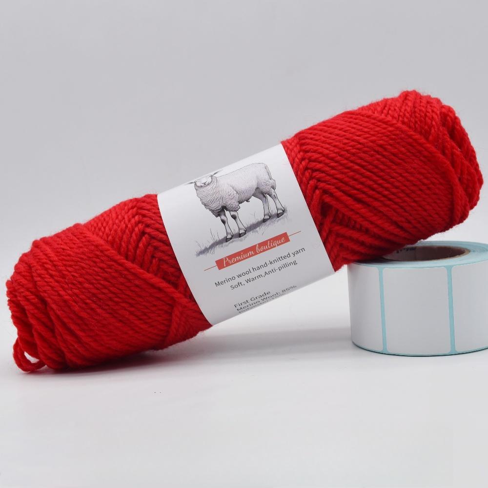 3 balenia hrubej priadze z merino vlny (100g/3.53oz Na klbko) – 110m/120yd Viacfarebná mäkká pletacia a háčkovacia priadza na DIY remeslá Teplé ručne vyrobené potreby
