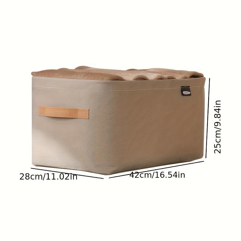 Wardrobe Clothes Storage Container with Handle, Lightweight Versatile Organizer, Space Saving Box