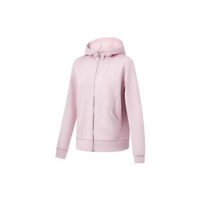Fitness Series Solid Color Zip-Up Hoodie Women Hoodies Lotus-Pink-Purple AWDU112-5