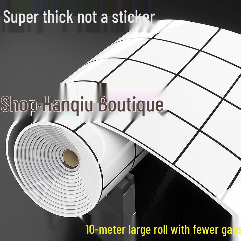 Ultra-Thick Waterproof Self-Adhesive Wall Sticker for Bathroom and Milk Tea Shop Renovation