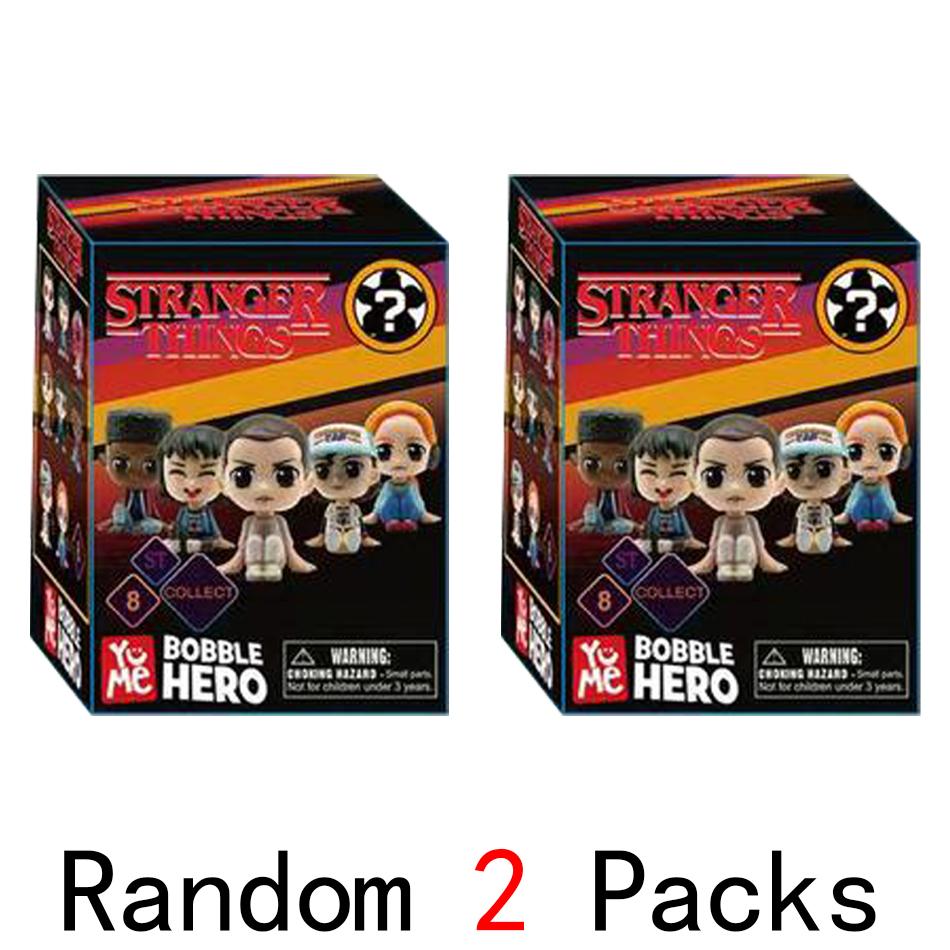 8Pcs/Set Keychain Figure Style Doll Eleven Monster Carnivorous Plant Strangered Things Boxed Anime Figures Collection