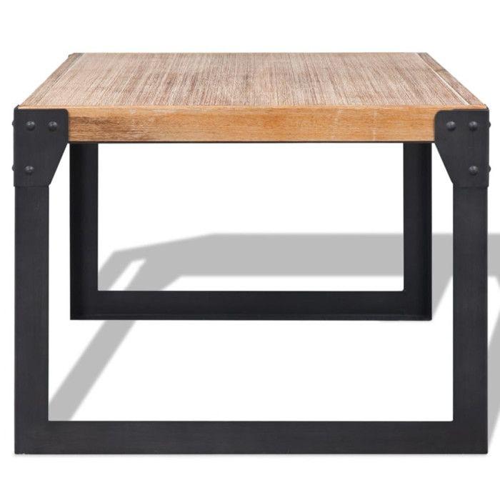 VidaXL Table basse Bois d'acacia massif 100 x 60 x 45 cm