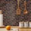 Removable Bathroom Wall Tiles Self-Adhesive PVC Tile Stickers Waterproof Mosaic Pattern Decals for Kitchen Home Decor Covering Living Room