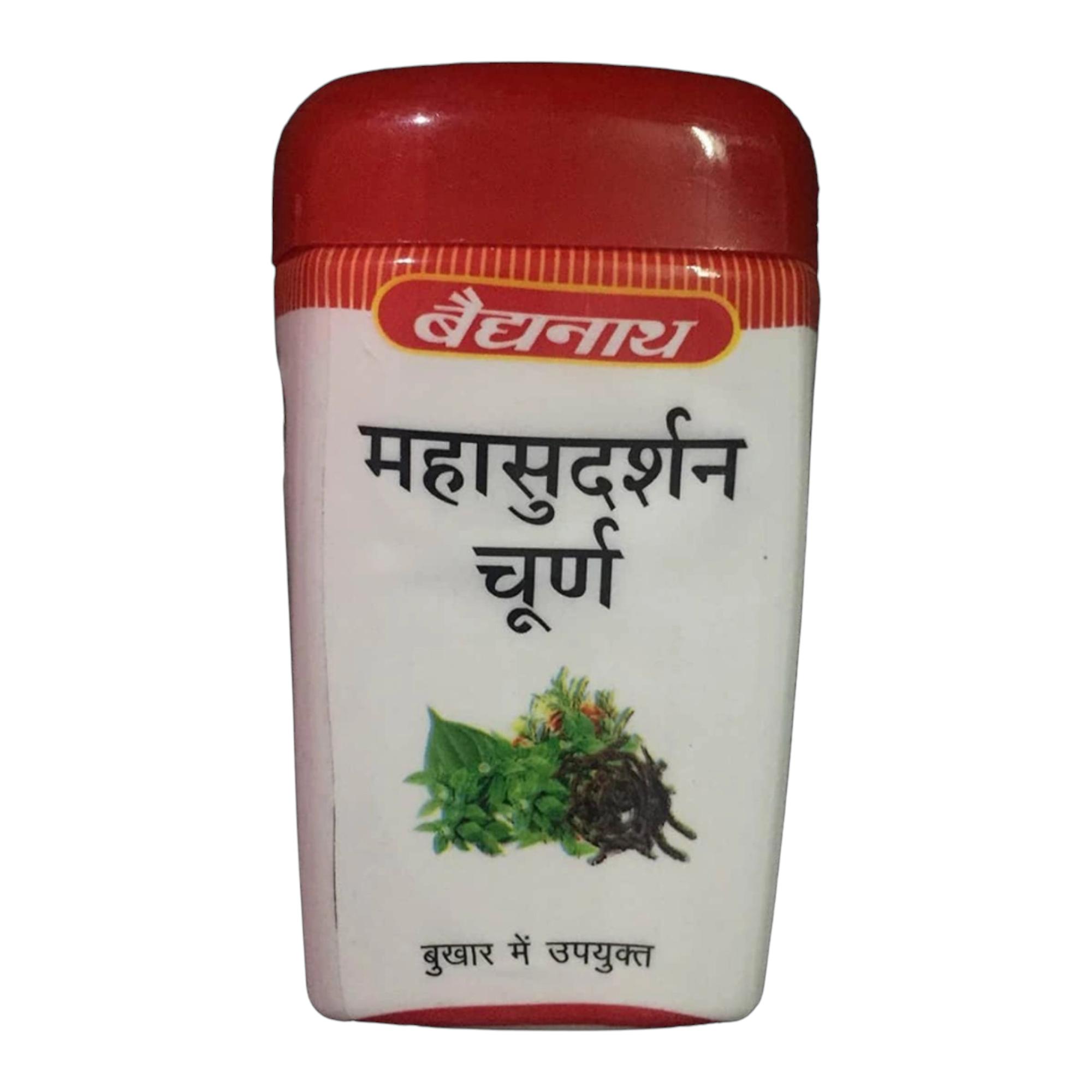 

Baidyanath Jhansi Mahasudarshan Churna 50 Gm | Authentic Ayurvedic Herbal Powder for Wellness and Balance | Unisex Health Supplement