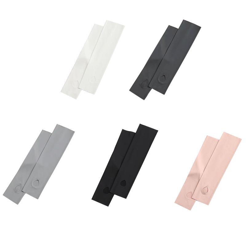 Women Ice Silk Sun Protection Arm Sleeves UV Protection Cooling Breathable Seamless Sun Sleeves for Cycling Outdoor