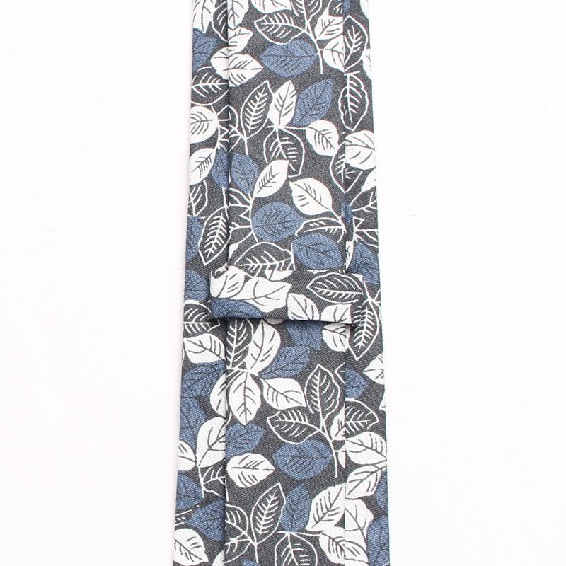 Jacquard Cotton Tie 7Cm Tie Men'S Business Dress, Work Casual Tie