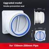 Kitchen Range Hoods Check Valve 150/160/180MM/200MM Pipe Double-ended Air Outlet Fresh ABS Highly Sealable And Heat Resisting