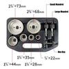 9-piece Set of Hard Alloy Ceramic Tile Hole Opener Set, Brazed Particle Alloy Hole Opener Combination Brick Wall Hole Opener