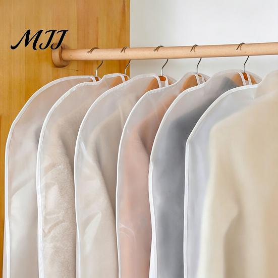 Reusable Dress Cover for Storage Clear Hanging Garment Bag, EVA Dust Proof Clothing Cover, Breathable Organizing Bag Seasonal Clothes Wardrobe