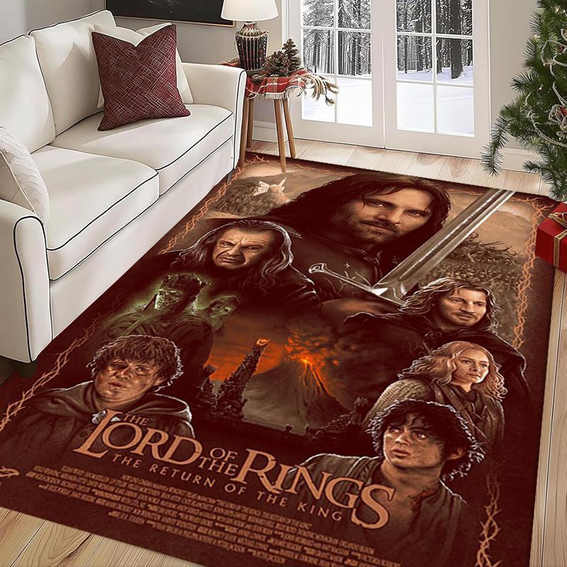 Middle-earth's Epic Saga carpet Living room and bedroom mats Suitable for all seasons Bathroom mat Art Protective pad