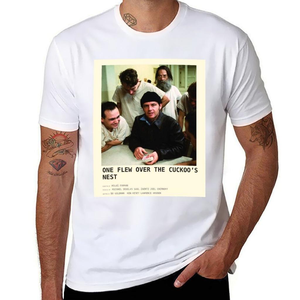 One Flew Over The Cuckoos Nest Tshirt Breathable Basic Cotton Tshirt
