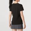 Puma Letter Pattern Running Short Sleeve T-Shirt Women Tops Black 630565-01